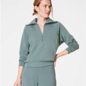 SPANX Air essentials half zip pullover Medium